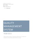 QUALITY MANAGEMENT SYSTEM - OSH-ISIS