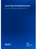 Service and delivery guidance 2014 - NCSCT