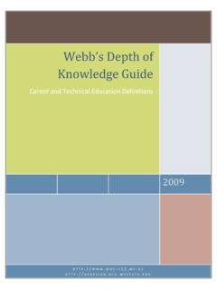 Webb’s Depth of Knowledge Guide