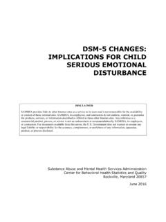 DSM-5 Changes: Implications for Child Serious Emotional …
