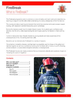 What is FireBreak? - Essex County Fire and Rescue …