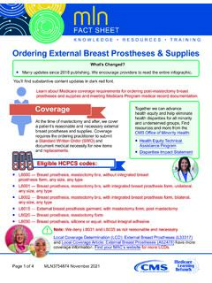 MLN3754874 – Ordering External Breast Prostheses &amp; …