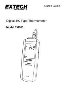 Digital J/K Type Thermometer - Extech Instruments