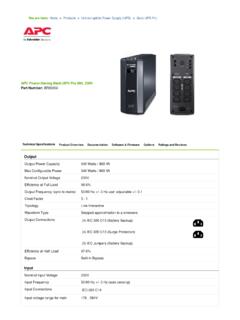 APC Power-Saving Back-UPS BR900GI