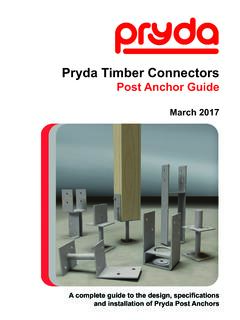 Pryda Post Anchors Guide - March 2017