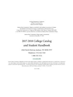 2017-2018 College Catalog and Student Handbook