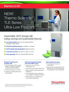 NEW! Thermo Scientific Ultra-Low Freezers