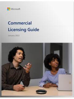 Commercial Licensing Guide - download.microsoft.com