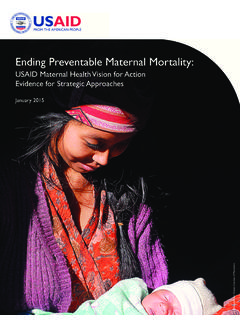 Ending Preventable Maternal Mortality
