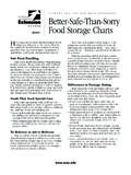 better-Safe-Than-Sorry Food Storage Charts - …
