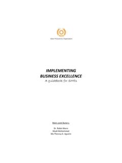 IMPLEMENTING BUSINESS EXCELLENCE - APO