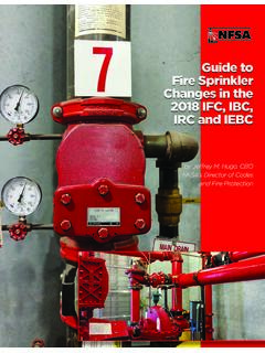 Guide to Fire Sprinkler Changes in the 2018 IFC, IBC, IRC ...