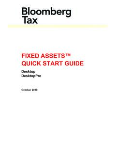 FIXED ASSETS™ QUICK START GUIDE