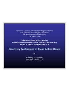Discovery Techniques in Class Action Cases - 17200blog.com