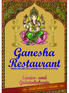 Vegan Speisekarte A4 RZ - Restaurant Ganesha