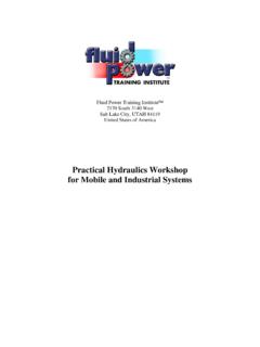 Practical Hydraulics Course - Fluid Power Education ...