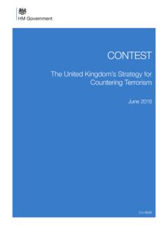 The United Kingdom’s Strategy for Countering Terrorism