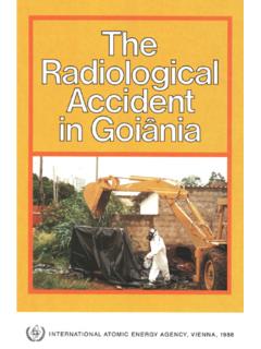 The Radiological Accident in Goi&#226;nia