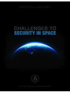 CHALLENGES TO SECURITY IN SPACE - U.S. Department of …