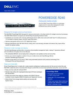 POWEREDGE R240 - Dell