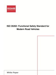 ISO 26262: Functional Safety Standard for Modern Road …