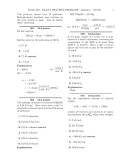 Version 001 – EXAM 7 PRACTICE PROBLEMS – chemistry ...