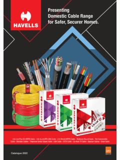 Presenting Domestic Cable Range for Safer, Securer Homes.
