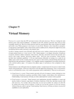 Virtual Memory - Carnegie Mellon University