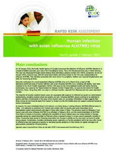 Human infection with avian influenza A(H7N9) virus