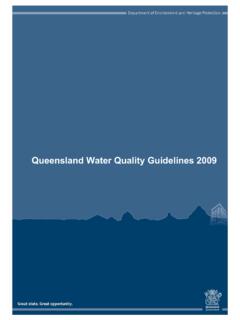 Queensland Water Quality Guidelines 2009 - Environment
