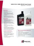 AEON PD &amp; AEON PD-FG Food Grade Synthetic Lubricants