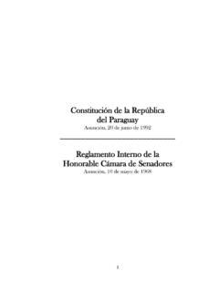 Constituci&#243;n de la Rep&#250;blica del Paraguay