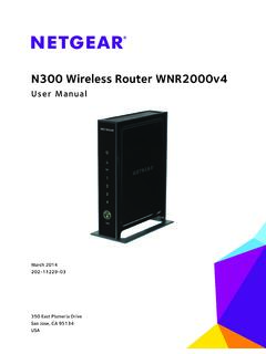 N300 Wireless Router WNR2000v4 User Manual - Netgear