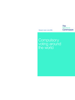 Compulsory voting around the world - Electoral Commission