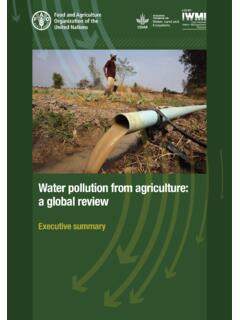 Water pollution from agriculture: a global review ...