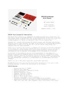 DSO138 Oscilloscope Kit &amp; Manual - Z-100 LifeLine Home