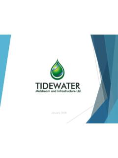 January 2018 - Tidewater Midstream and …