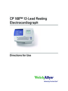 CP 100™ 12-Lead Resting Electrocardiograph
