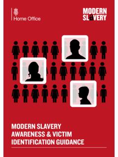 Modern Slavery Awareness booklet