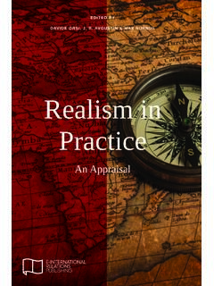 Realism in Practice - E-International Relations