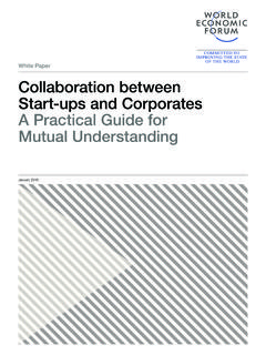 White Paper Collaboration between Start-ups and …