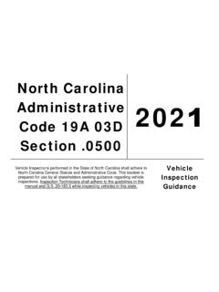 North Carolina Administrative 1 - NCDOT