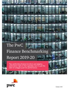 PwC Finance Benchmarking Report 2019-20