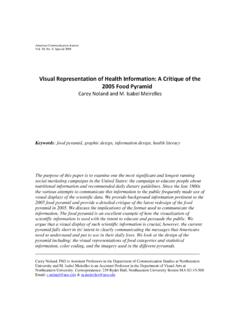 Visual Representation of Health Information: A Critique of ...