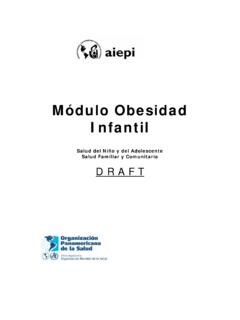 M&#243;dulo Obesidad Infantil - Asociaci&#243;n Espa&#241;ola de ...