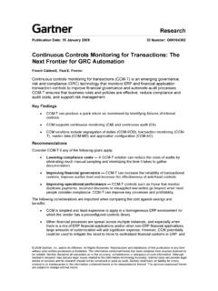 Continuous Controls Monitoring for Transactions: The Next ...