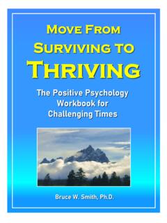 Move From Surviving to Thriving - University of New Mexico
