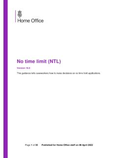 No time limit (NTL)
