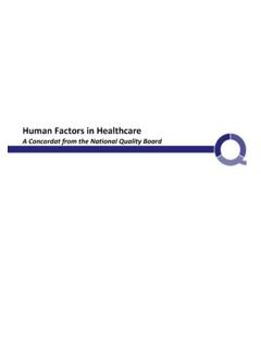 Human Factors in Healthcare - NHS England