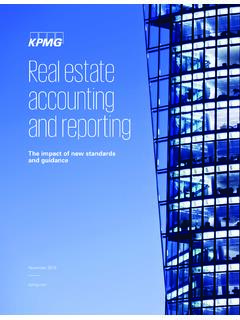 Real estate accounting and reporting